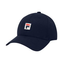 Czapka z daszkiem Fila Botad F-box 6 Panel. Czarne czapki damskie Fila, bez wzorów, z bawełny. Za 79.00 zł.
