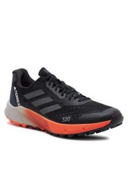 Adidas Buty do biegania Terrex Agravic Flow 2.0 Trail Running IG8018 Czarny. Czarne buty sportowe męskie Adidas, bez wzorów, z materiału, bez zapięcia, do biegania. Za 419.99 zł.