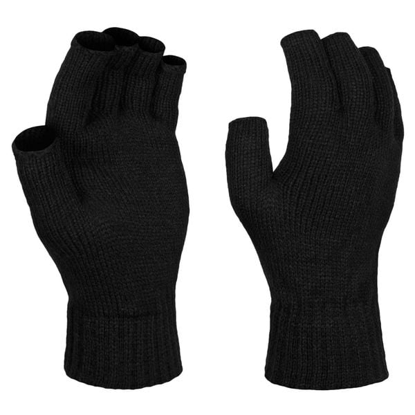 Męskie Rękawiczki Robocze Thermal. Czarne rękawiczki męskie Regatta, na jesień, bez wzorów, z dzianiny. Za 30.99 zł.