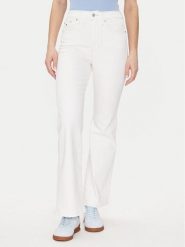 Tommy Jeans Jeansy Sylvia Hgh Flr Bg4293 DW0DW20032 Biały Regular Fit. Białe jeansy damskie Tommy Jeans, bez wzorów, z bawełny. Za 239.99 zł.