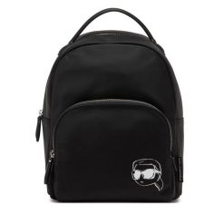 Plecak KARL LAGERFELD. Czarne plecaki damskie KARL LAGERFELD, bez wzorów. Za 489.99 zł.