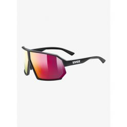 Okulary przeciwsłoneczne Uvex Sportstyle 237 - black matt/mirror red. Czarne okulary przeciwsłoneczne damskie Uvex. Za 323.52 zł.