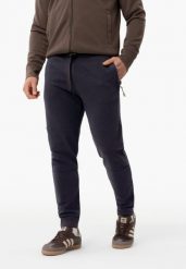 Spodnie dresowe N-KANTON. Niebieskie spodnie sportowe męskie Volcano, m, bez wzorów, z bawełny. Za 139.99 zł.