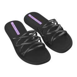 Klapki damskie Ipanema Meu Sol. Czarne klapki damskie Ipanema, bez wzorów, sportowe, bez obcasa, bez zapięcia. Za 69.99 zł.