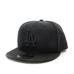 Czapka snapback Dodgers 59FIFTY. Czarne czapki męskie New Era, bez wzorów. Za 185.50 zł.