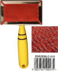 LESSIE-LAND ZGRZEBŁO 010 METALOWE ŚREDNIE. Golarki i trymery LESSIE-LAND. Za 25.04 zł.