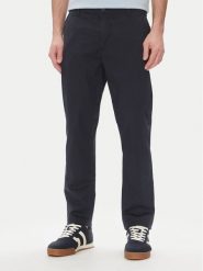 Pepe Jeans Chinosy PM211873 Granatowy Slim Fit. Niebieskie eleganckie spodnie męskie Pepe Jeans, bez wzorów, z bawełny. Za 219.99 zł.
