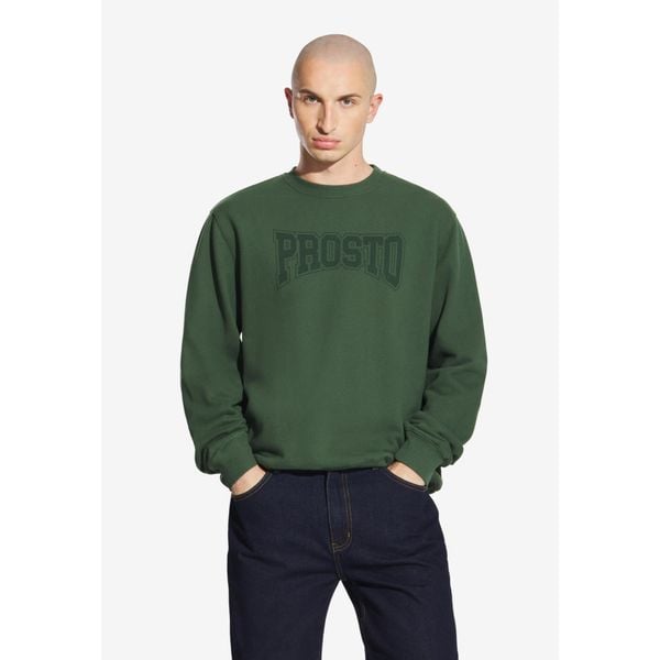 Bluza sportowa męska Prosto College bez kaptura. Zielone bluzy sportowe męskie Prosto., m, bez wzorów, bez kaptura. Za 249.99 zł.