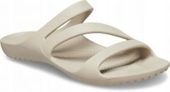 Klapki Dla Dorosłych Crocs Kadee II. Niebieskie klapki męskie Crocs, bez wzorów, z materiału, bez zapięcia. Za 119.99 zł.