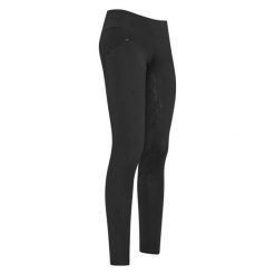 Damskie legginsy jeździeckie z pełną przyczepnością Easy Rider Dietse Winter. Czarne legginsy damskie EASY RIDER, bez wzorów, z materiału. Za 363.50 zł.