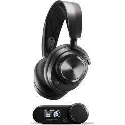 Słuchawki SteelSeries Arctis Nova Pro Wireless X Czarne (61521). Czarne słuchawki bezprzewodowe STEELSERIES. Za 1,379.04 zł.