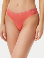 Calvin Klein Underwear Stringi LV00QD5270 Różowy. Czerwone majtki damskie Calvin Klein Underwear, z syntetyku. Za 49.99 zł.
