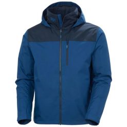 Kurtka z kapturem Helly Hansen Crew 2. Niebieskie kurtki męskie Helly Hansen, s, bez wzorów, z materiału, z kapturem. Za 818.00 zł.