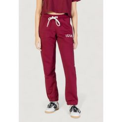 Spodnie Kobieta ICON. Czerwone spodnie dresowe damskie ICON, bez wzorów, sportowe, długie. W wyprzedaży za 303.10 zł.