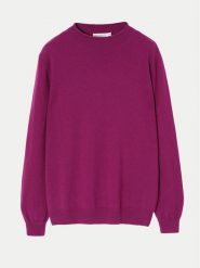 Tatuum Sweter Indi T2434.096B Różowy Regular Fit. Czerwone swetry nierozpinane damskie Tatuum, s, bez wzorów, z wełny, bez kołnierzyka, bez ramiączek. Za 289.99 zł.