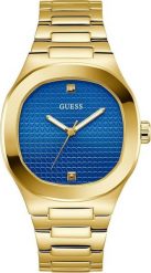 Zegarek Guess Zegarek męski Guess GW0662G2 złoty. Żółte zegarki męskie Guess, z aplikacjami, złote. Za 719.00 zł.
