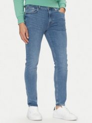 Tommy Hilfiger Jeansy Bleecker MW0MW38823 Niebieski Slim Fit. Niebieskie jeansy męskie Tommy Hilfiger, z bawełny. Za 329.99 zł.