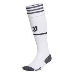 Skarpetki domowe Juventus 2021/22. Białe skarpety męskie Adidas, bez wzorów. Za 84.50 zł.