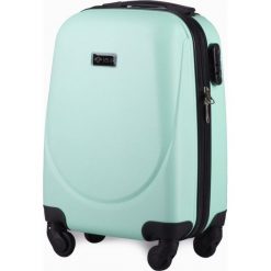 Mała walizka podróżna na kółkach (bagaż podręczny) SOLIER STL310 XS ABS jasnozielona - XS \ jasny zielony. Zielone walizki damskie Solier, bez wzorów, z gumy, małe. Za 119.00 zł.