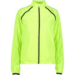 Wodoodporna kurtka z odpinanymi rękawami dla kobiet CMP. Żółte kurtki sportowe damskie CMP, l, bez wzorów, bez ramiączek, bez kaptura, rowerowe. Za 335.00 zł.