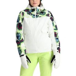 Kurtka narciarska damska Spyder Optimist. Białe kurtki sportowe damskie Spyder, na zimę, xl, bez wzorów, bez ramiączek, bez kaptura, narciarskie. Za 1,699.00 zł.
