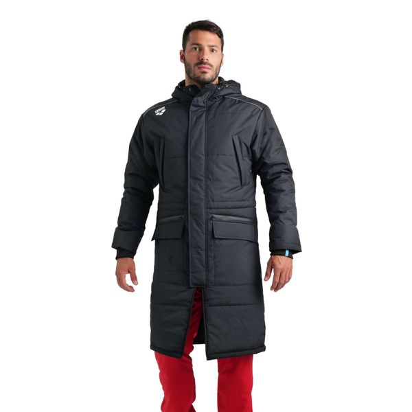 Parka Arena Team Solid. Szare parki damskie ARENA, na zimę, l, bez wzorów, z materiału, klasyczne, bez kołnierzyka, z kapturem. Za 719.50 zł.