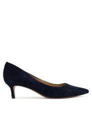 LAUREN RALPH LAUREN Szpilki Adrienne 802P17691001 Granatowy. Niebieskie szpilki damskie Lauren Ralph Lauren, bez wzorów, ze skóry, bez obcasa, na szpilce, bez zapięcia. Za 639.99 zł.