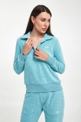 Bluza damska frotte AERONAUTICA MILITARE. Bluzy damskie Aeronautica Militare, xs, bez wzorów, bez ramiączek, bez kaptura. W wyprzedaży za 396.75 zł.