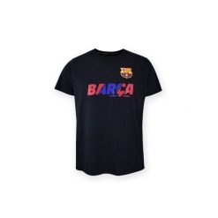 FC Barcelona czarna koszulka damska. Czarne bluzki damskie FC BARCELONA, bez wzorów, sportowe, bez kołnierzyka, bez ramiączek. Za 126.26 zł.