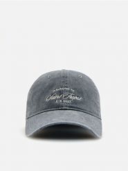 Czapka z daszkiem - szary. Szare czapki damskie Reserved, bez wzorów. Za 59.99 zł.