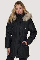 Parka Kobieta ONLY ONLIRIS FUR WINTER PARKA CC 2023 OTW. Czarne parki damskie ONLY, na zimę, m, bez wzorów, z syntetyku, bez kaptura. Za 288.85 zł.
