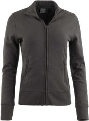 Bluza damska Promodoro z zamkiem i stójką szara 2XL. Szare bluzy damskie BOXRAW, s, bez wzorów, z bawełny, klasyczne, bez ramiączek, bez kaptura. Za 73.68 zł.
