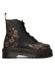 Dr. Martens Trapery Sinclair Decayed Roses Tumbled Nappa DM32050001 Czarny. Czarne trapery damskie Dr. Martens, ze skóry, bez zapięcia. Za 1,129.00 zł.