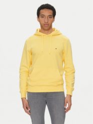 Tommy Hilfiger Bluza Essential MW0MW37235 Żółty Regular Fit. Żółte bluzy męskie Tommy Hilfiger, m, bez wzorów, z bawełny, bez ramiączek, bez kaptura. Za 309.99 zł.
