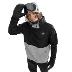 Kurtka snowboardowa męska W1 Boardslide. Czarne kurtki męskie SIROKO, m, bez wzorów, z materiału, bez kaptura. Za 391.00 zł.
