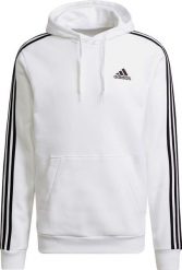 Adidas adidas Essentials Fleece 3-Stripes bluza 522 : Rozmiar - M. Bluzy męskie Adidas, m, bez wzorów, bez ramiączek, bez kaptura. Za 213.83 zł.