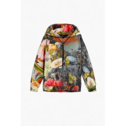 Bluza damska z kapturem Desigual Tessa. Brązowe bluzy damskie Desigual, m, bez wzorów, z materiału, eleganckie, bez ramiączek, z kapturem. Za 642.50 zł.