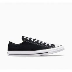Buty na co dzień trampki unisex CONVERSE ALL STAR niskie. Czarne obuwie sportowe damskie Converse, bez wzorów, retro, bez zapięcia, Converse All Star. W wyprzedaży za 239.00 zł.