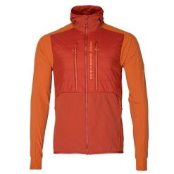 Kurtka narciarska z pełnym zamkiem Silvini Core. Czerwone kurtki sportowe męskie Silvini, bez wzorów, z materiału, bez kaptura, narciarskie. Za 760.00 zł.