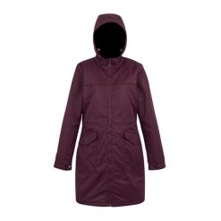 Kurtka Wodoodporna Damska Romine II. Brązowe kurtki sportowe damskie Regatta, bez wzorów, bez ramiączek, bez kaptura, trekkingowe. Za 229.99 zł.
