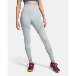 Damskie legginsy bezszwowe Kilpi SEAMIO-W. Szare legginsy damskie Kilpi, bez wzorów. Za 145.26 zł.
