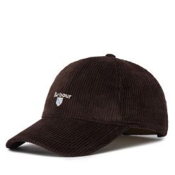 Czapka z daszkiem Barbour. Brązowe czapki damskie Barbour, bez wzorów. Za 154.99 zł.