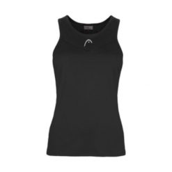 Damski tank top Head Easy Court. Czarne topy damskie Head, bez wzorów, z materiału, sportowe, bez kołnierzyka, bez ramiączek. Za 199.00 zł.
