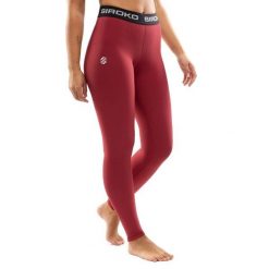 Damskie legginsy termoaktywne Sporty zimowe Siroko Teine-W. Brązowe legginsy damskie SIROKO, bez wzorów. Za 126.00 zł.
