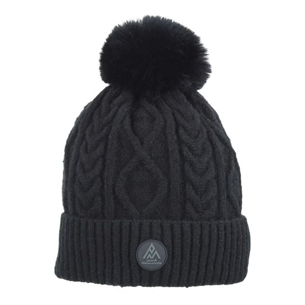 Czapka Peak Mountain Montchat. Czarne czapki damskie Peak Mountain, na zimę, bez wzorów, sportowe. Za 64.55 zł.