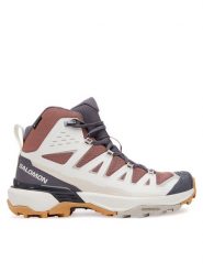 Salomon Trekkingi X Ultra 360 Edge Mid Gore-Tex L47816400 Różowy. Czerwone obuwie trekkingowe damskie Salomon, z gore-texu, bez zapięcia. Za 619.99 zł.