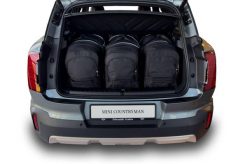 Torby Do Bagażnika Mini Countryman Mhev 2023+ 3Szt Kjust. Czarne torby podróżne damskie KJUST, bez wzorów, z kauczuku. Za 1,122.00 zł.