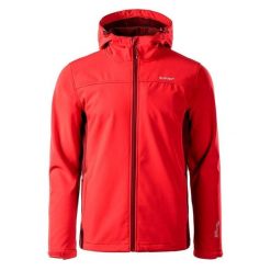 Kurtka Softshellowa Męska Logo Kaoru. Czerwone kurtki męskie Hi-tec, m, bez wzorów, z softshellu, sportowe, bez kaptura. Za 224.99 zł.