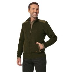 Sweter myśliwski męski Tagart Moore 2 wełna merynosa Merino. Zielone swetry męskie tagart, l, bez wzorów, z wełny, sportowe, bez kołnierzyka, bez ramiączek. Za 389.00 zł.