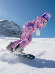 4F Kurtka snowboardowa membrana 15000 damska - multikolor XL. Brązowe kurtki sportowe damskie 4F, na zimę, xl, bez wzorów, z materiału, bez ramiączek, bez kaptura, narciarskie. Za 699.99 zł.